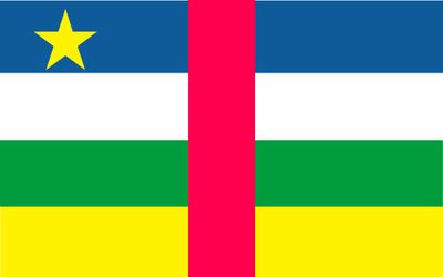 Central African Republic World Flag